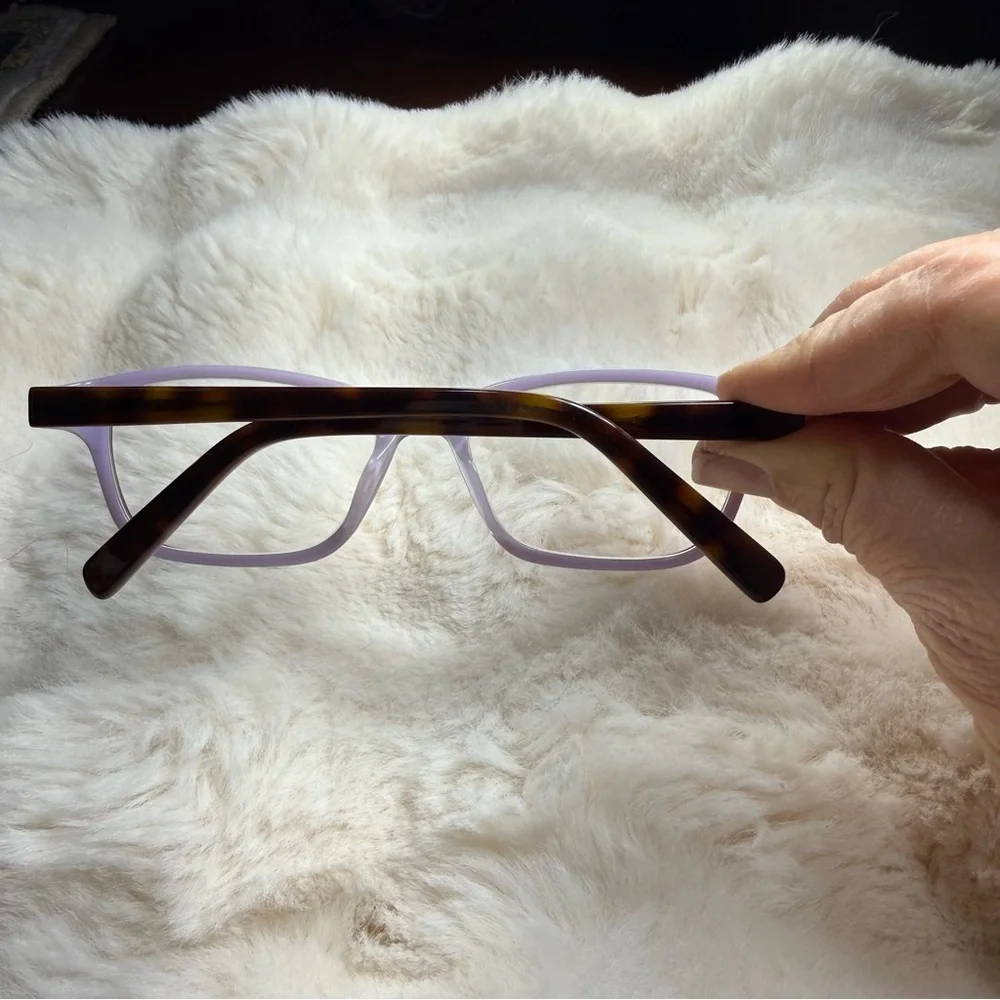 7 For All Mankind Eyeglasses – Lavender‎ & Tortoise | 52-16-140